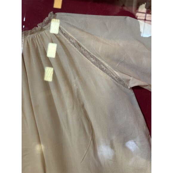 Antique Framed Baby Christening Gown Set Delicate Lace Shadow Box Cottage Core - Picture 6 of 7